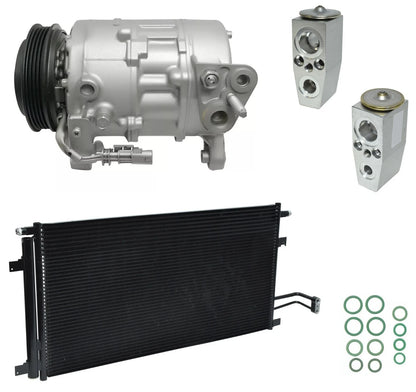 A/C Compressor Kit with Condenser for Cadillac Escalade ESV 6.2L (2015–2018)