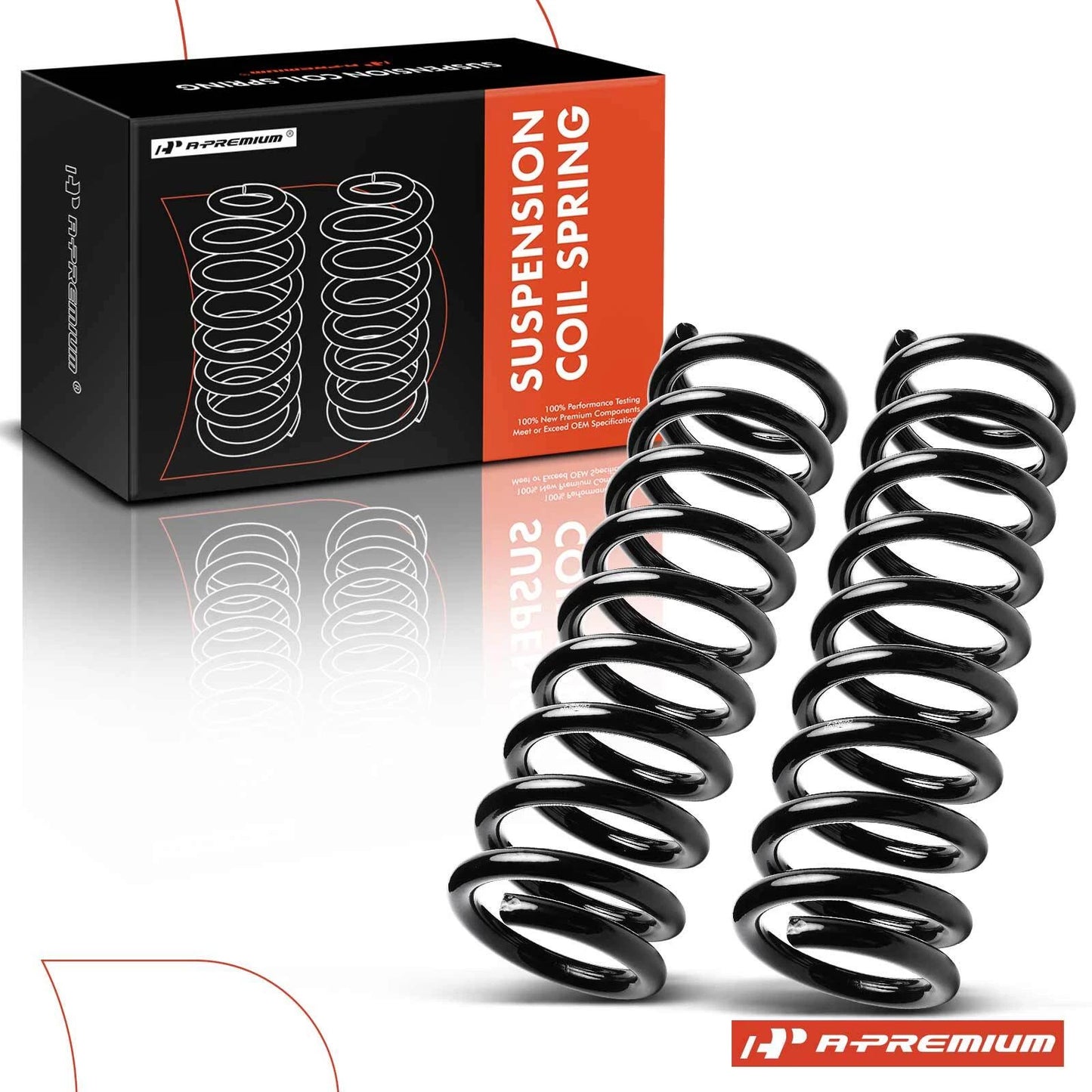 2X Front Coil Springs for Chevy Impala/Caprice/Brookwood (1958–1968)