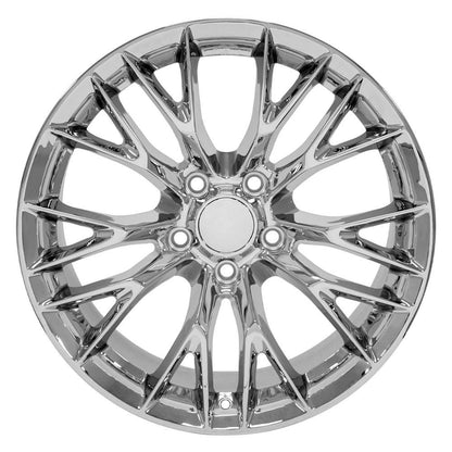Chrome Rear Wheel 18 Inch Replacement for 1988–2004 Chevy Corvette