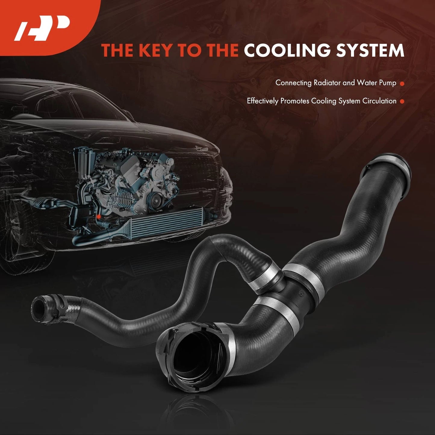 Coolant Pipe Hose for Mercedes-Benz S350 S550e (2012–2017)