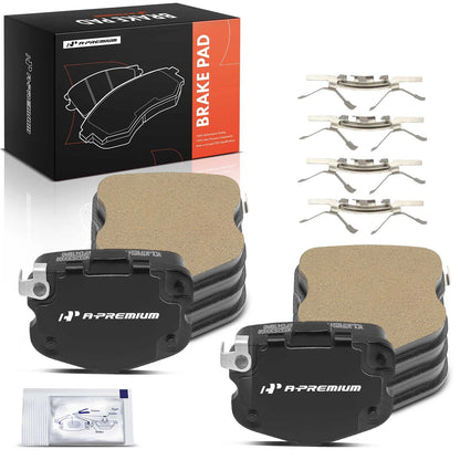 8x Ceramic Brake Pads for Chevrolet Corvette (2009–2013)