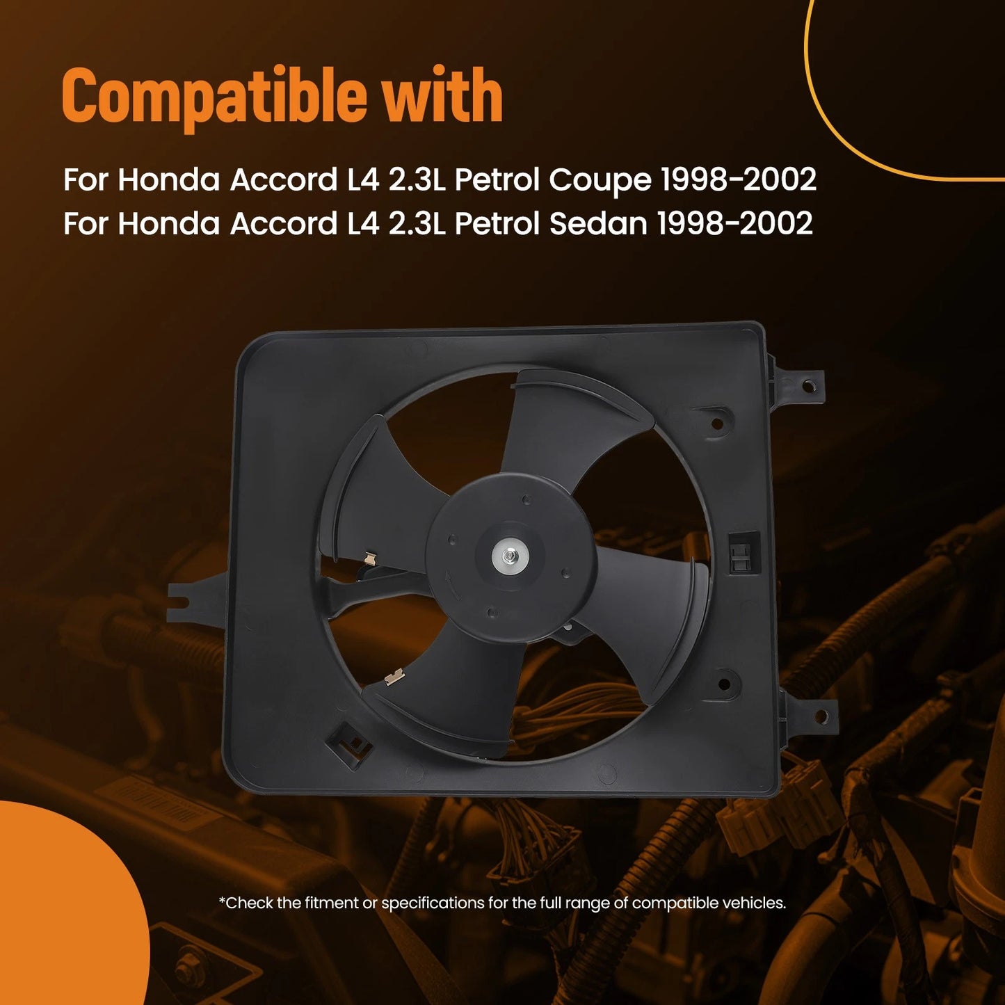 Engine Cooling Fan Assembly for Honda Accord (1998–2002)