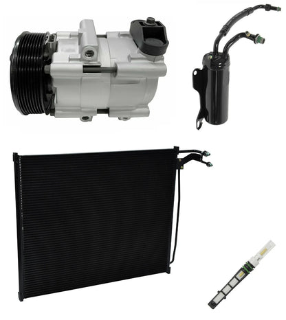 AC Compressor Kit With Condenser for Ford E450 Super Duty (2007–2007)