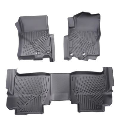 3-Piece Floor Mats Liners Set for Nissan Frontier Crew Cab (2022–2024)