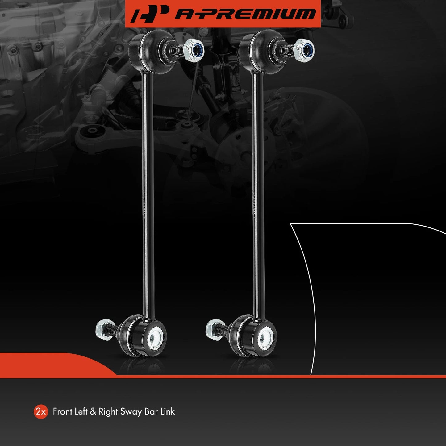 2X Front Stabilizer Bar Link for Chevrolet Spark (2013–2015)