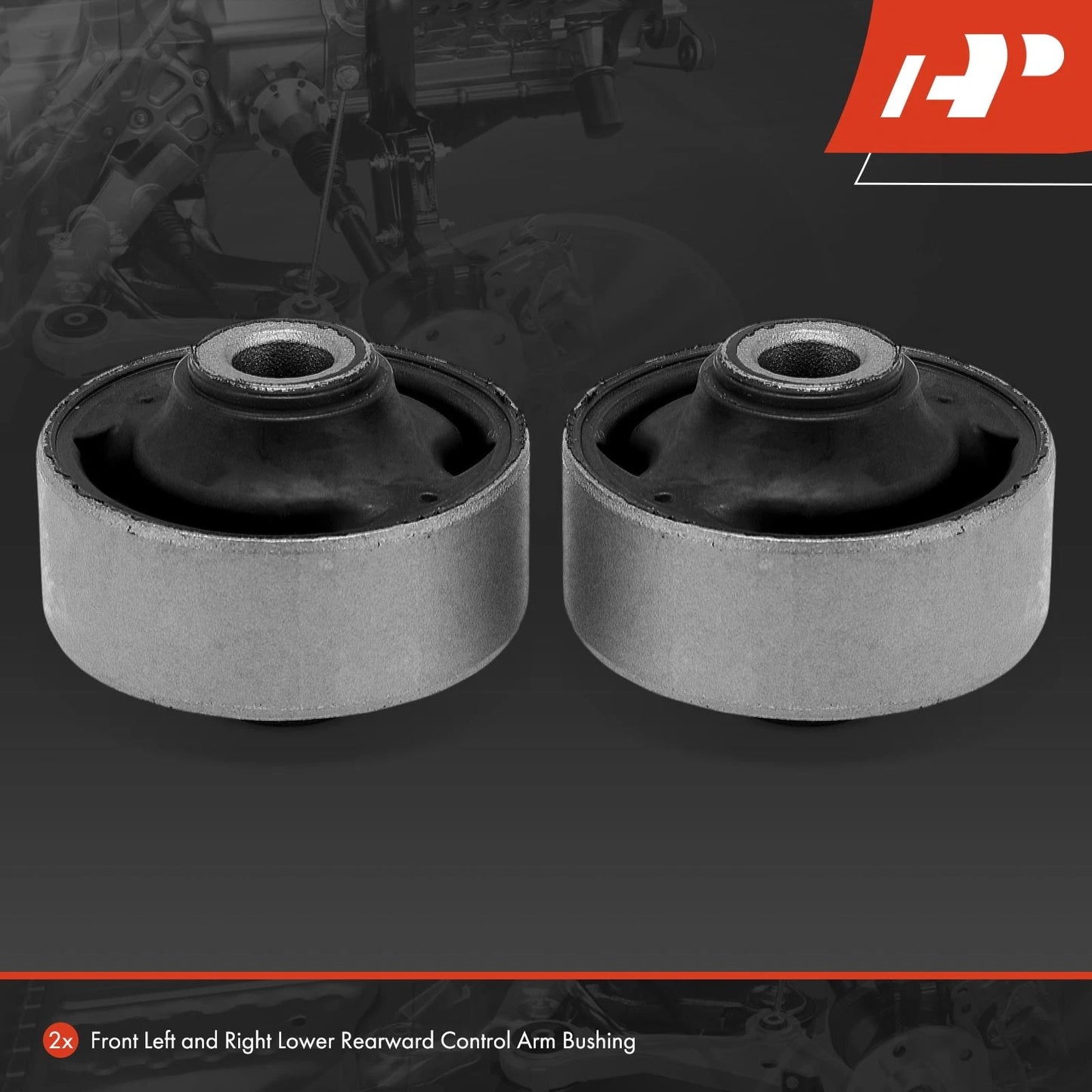 2X Front Lower Rearward Bushing for Chevrolet Aveo (2004–2011)
