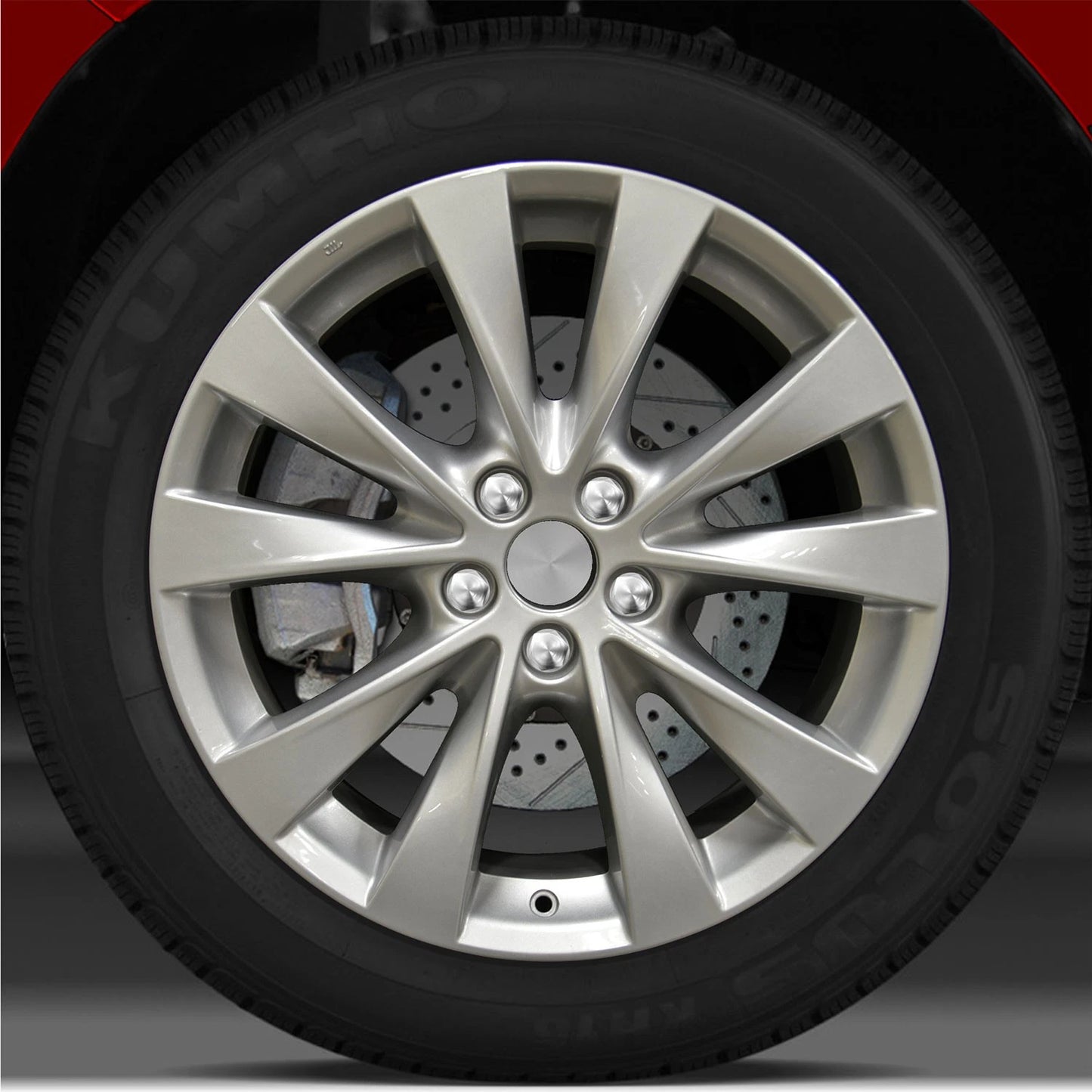 19x7.5 Factory Wheel (Bright Medium Silver) For 2013-2015 Toyota Venza