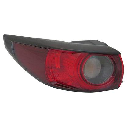 Replacement Driver Side Outer Halogen Tail Light Assembly w/o Signature Lighting