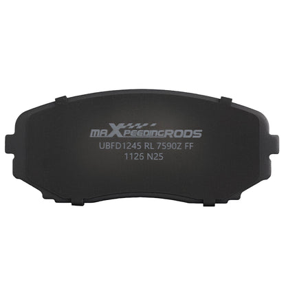 Front and Rear Ceramic Brake Pads for Ford Edge and Lincoln MKX (2011-2015)