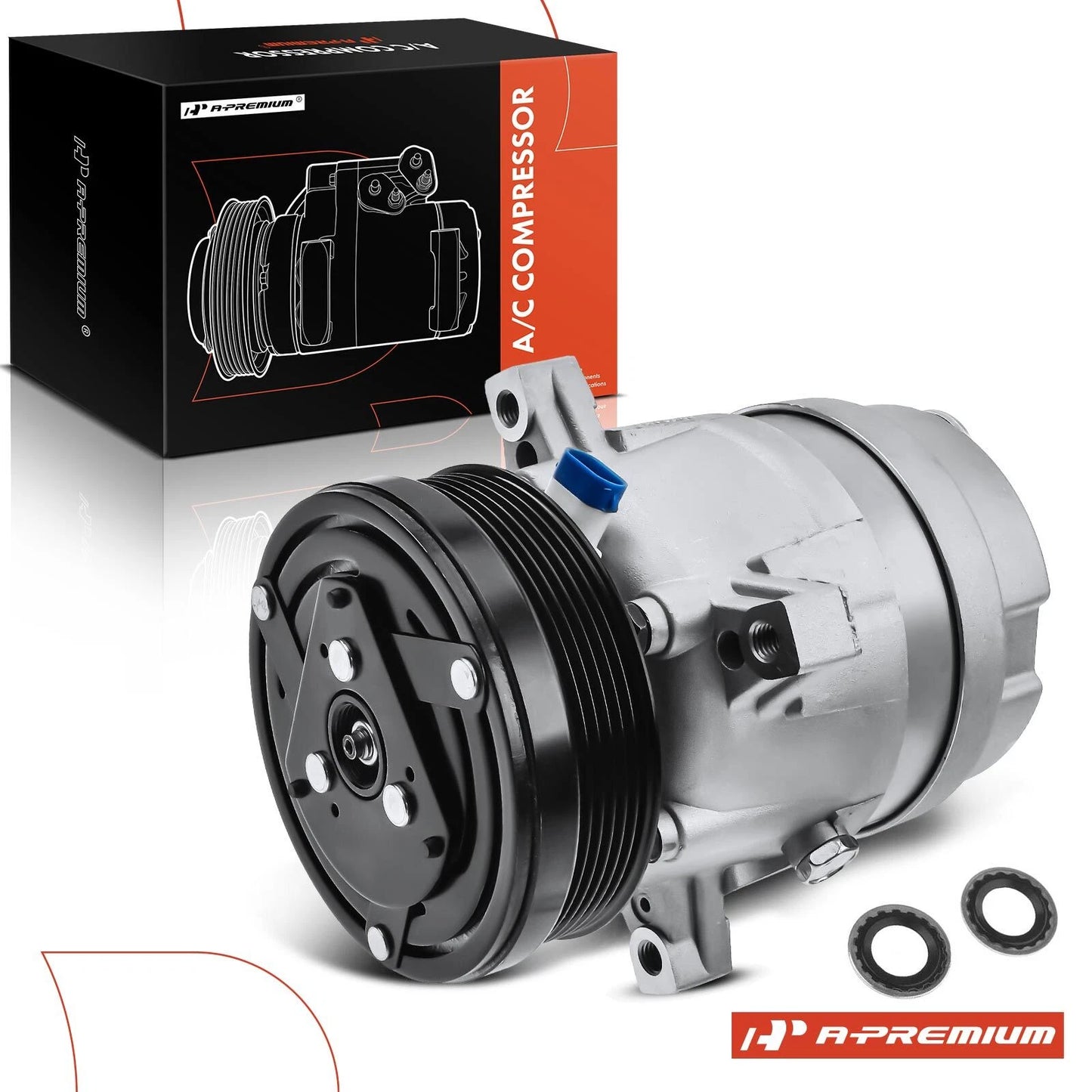 A/C Compressor with Clutch for Chevrolet S10 GMC Sonoma (1992–1993)