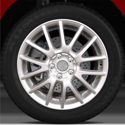 17x7 Factory Wheel (14 Spoke Fine Bright Silver Full Face) For 2006-2009 VW Golf