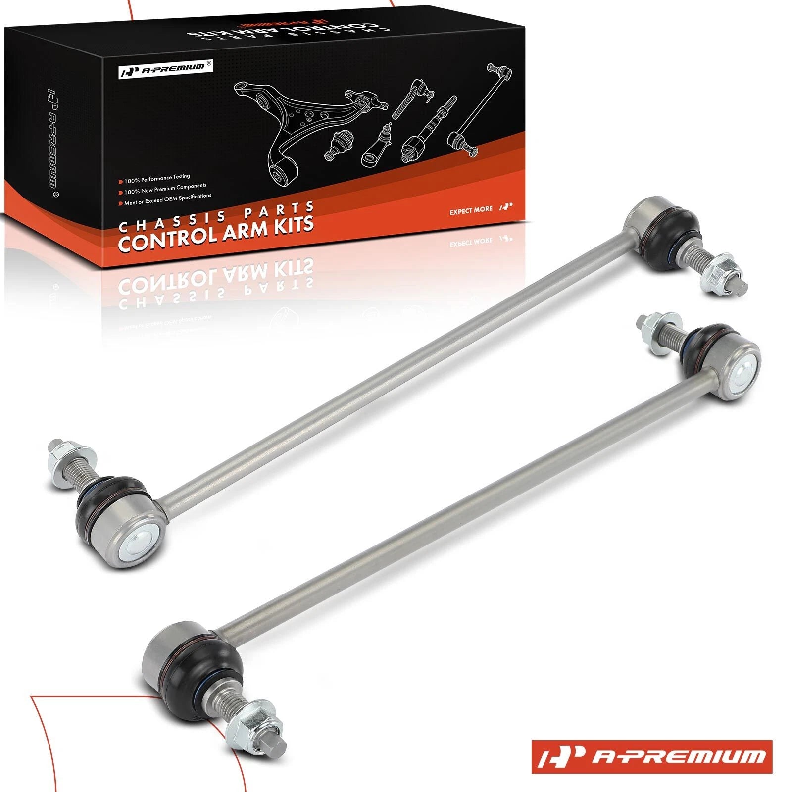 2X Front Sway Bar Link Kit for Mercedes-Benz CLA250 GLA250 (2014–2019)