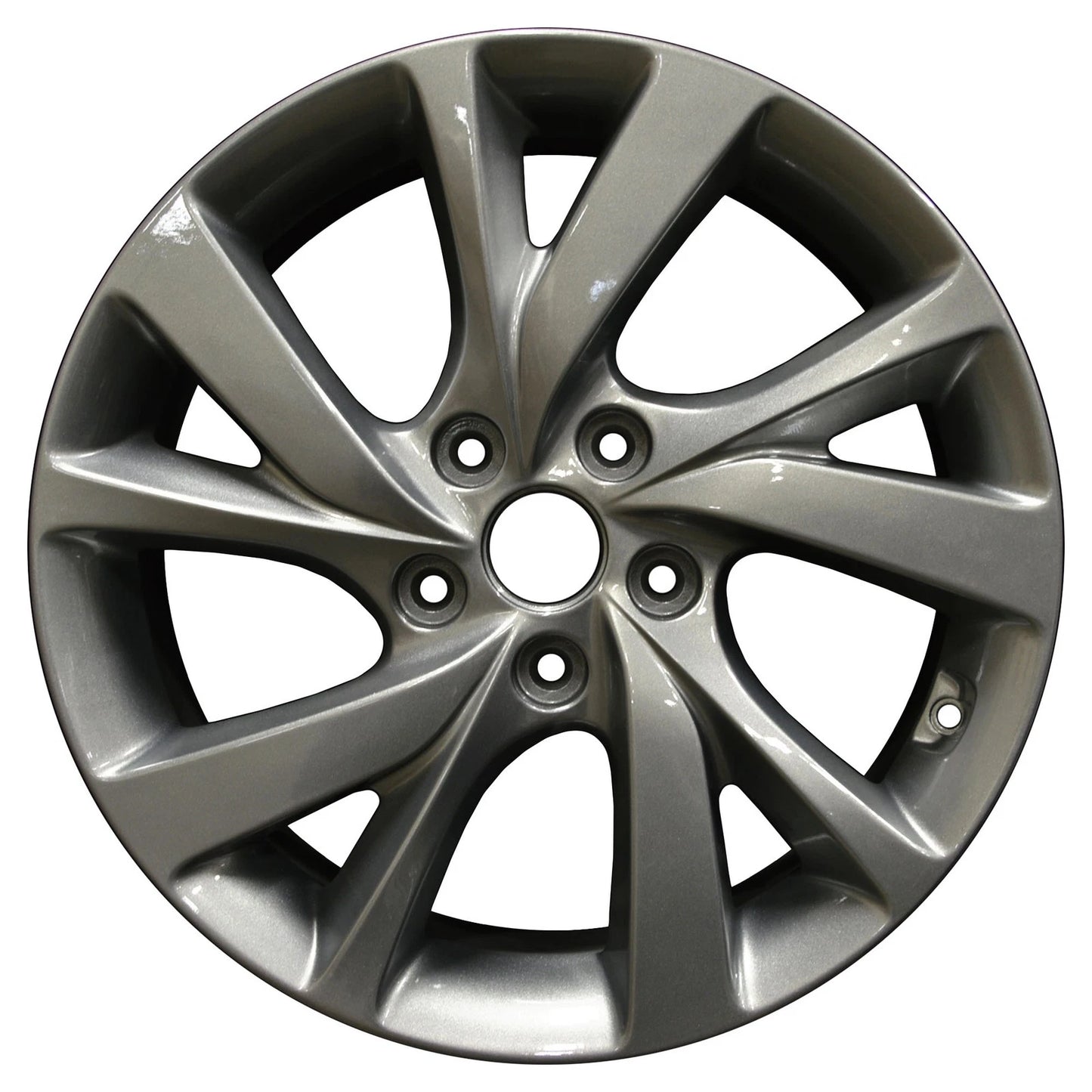 17x7 Factory Wheel Dark Silver Full Face for Hyundai Veloster (2012–2022)