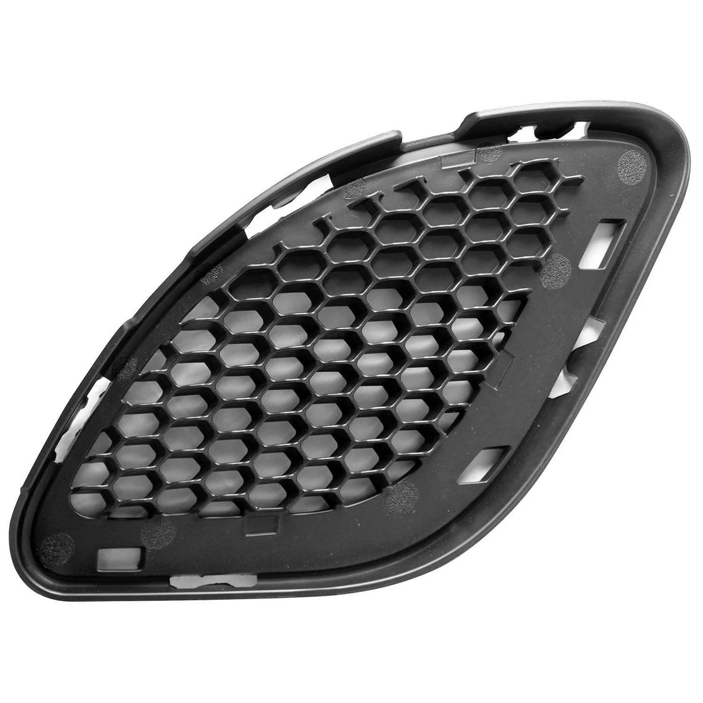 Replacement Black Textured Polypropylene Front Passenger Bumper Grille Insert