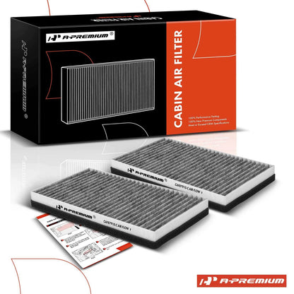 2X Activated Carbon Cabin Air Filter for Chevrolet Tahoe GMC Yukon