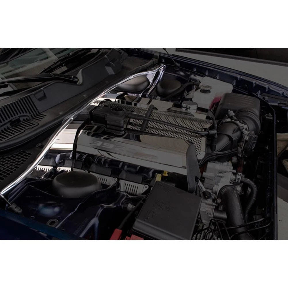 Brushed Stainless Steel Firewall for Dodge Challenger SRT8 (2011–2019)