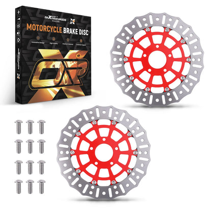 Front Brake Rotor Disc Pair for Harley Touring Electra Glide Road King (08–19)