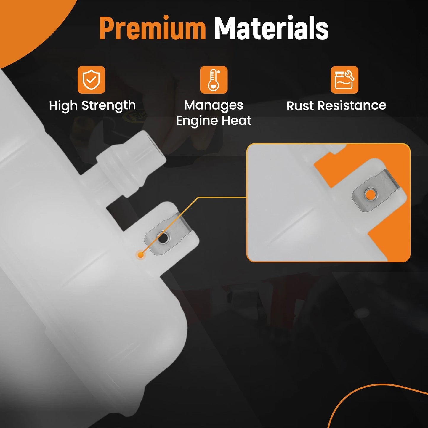 Coolant Reservoir Bottle for Jeep Gladiator (2020–2025)