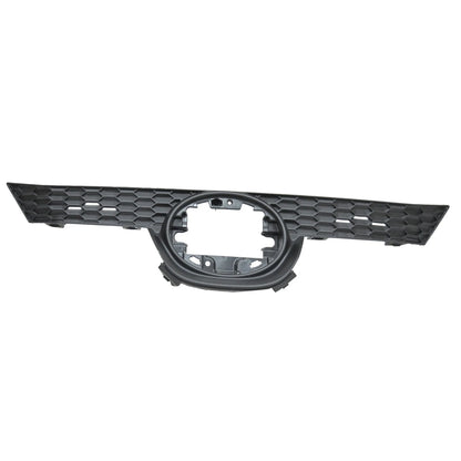 Front Upper Grille Replacement Textured Plastic with Emblem Hole for Ford