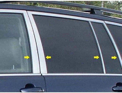 8pc. Luxury FX Pillar Post Trim for 2001-2007 Toyota Highlander