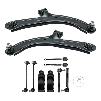 10PC Control Arms with Ball Joints and Tie Rods for Nissan Cube (2009–2014)