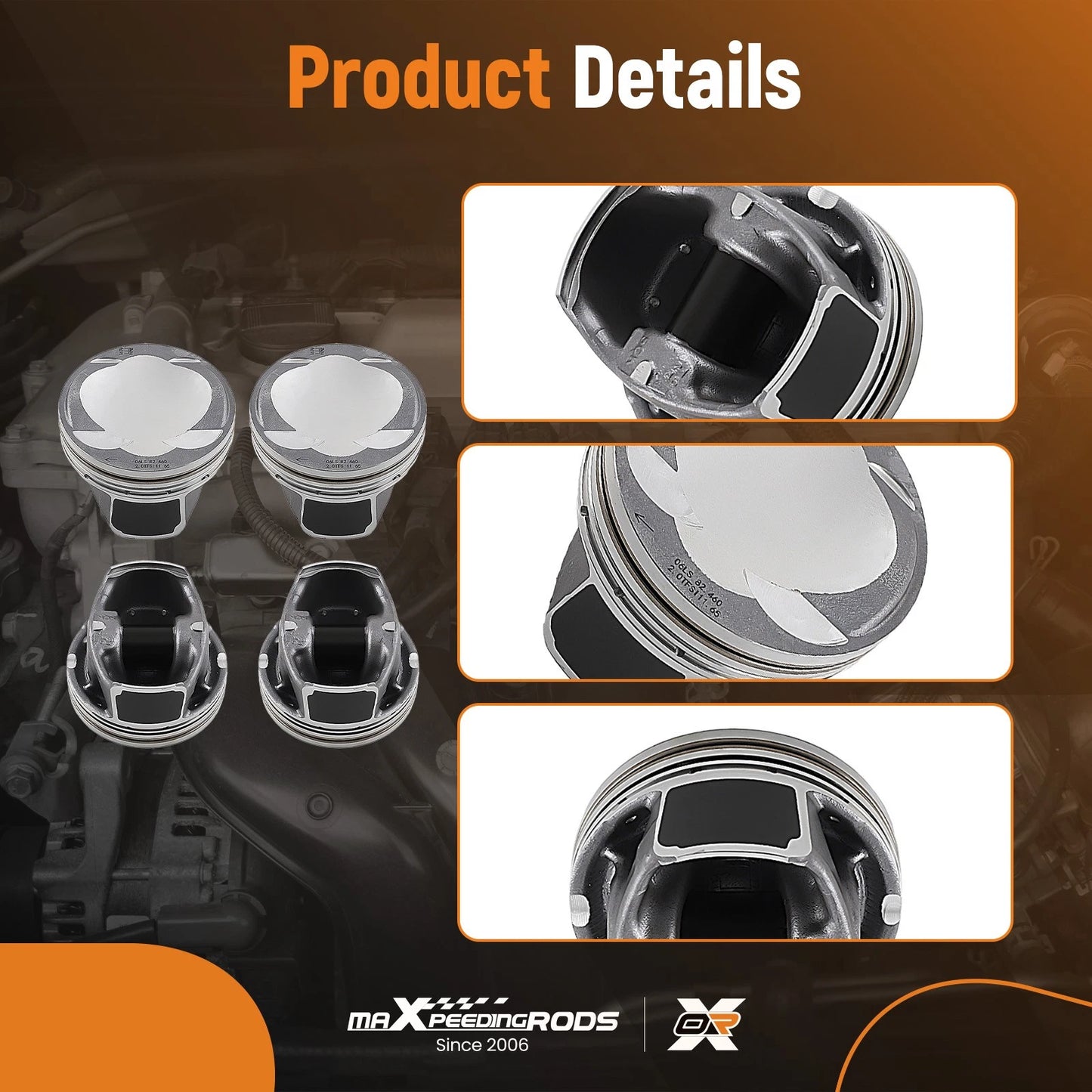 Engine Overhaul Rebuild Kit with Timing Chain Set for Audi TT TTS (2011–2014)