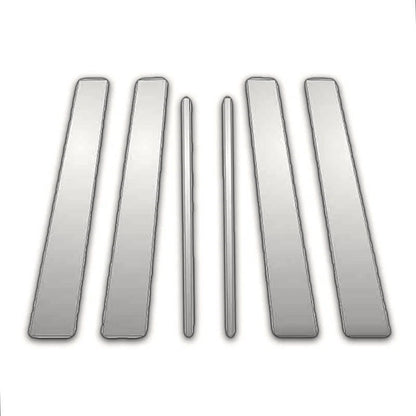 6Pc Chrome Pillar Post Covers Upgrade for Lexus HS (2010–2017)