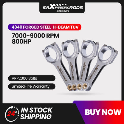 Forged H-Beam Connecting Rods for Suzuki GSX-R1000 (2004–2004)