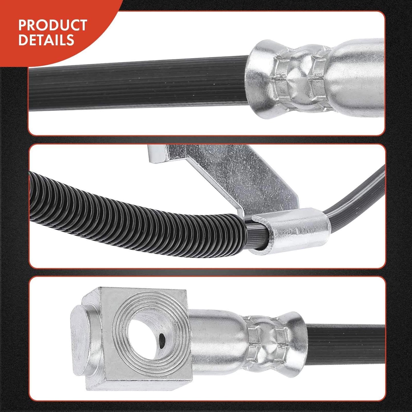 2X Front Brake Hydraulic Hose for Oldsmobile Achieva (1992–1998)