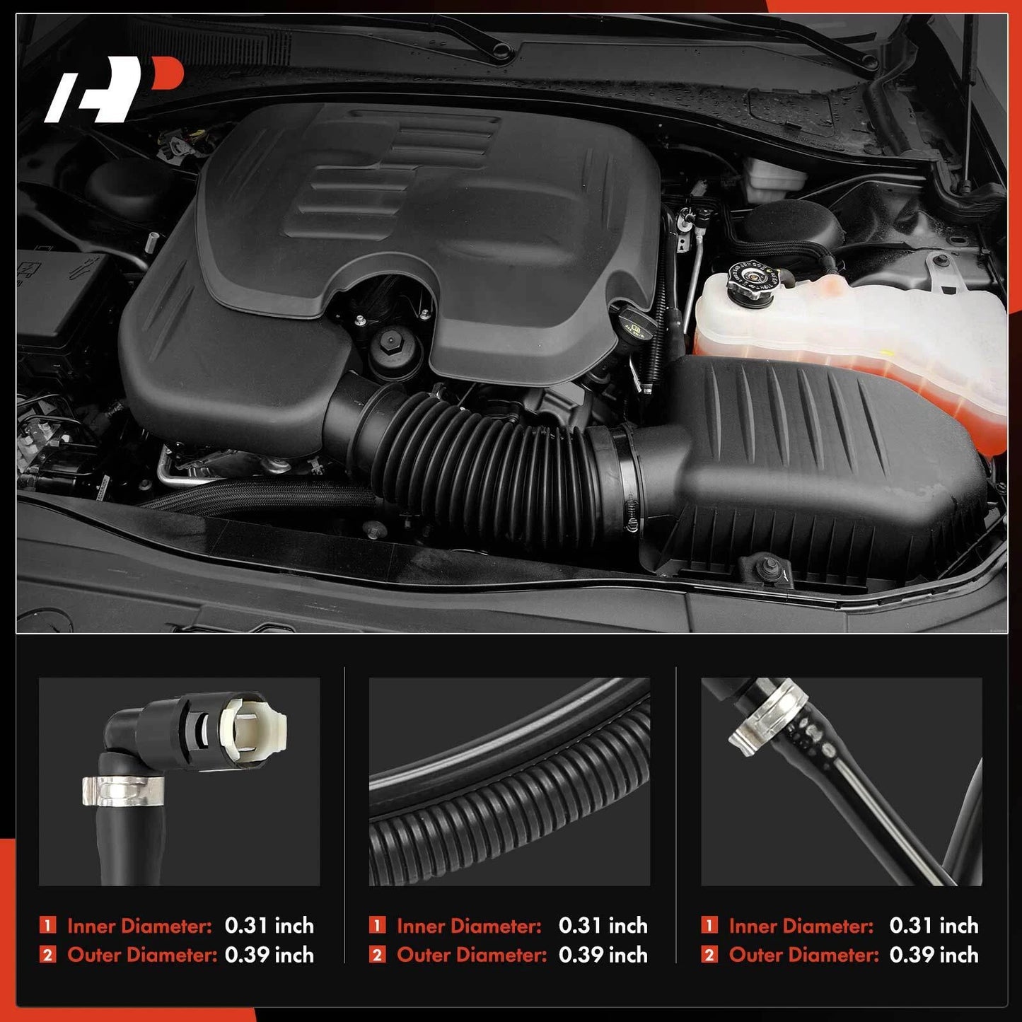 2X Fuel Line Kit for Chevy Cobalt (2005–2010) Saturn Ion (2003–2007)