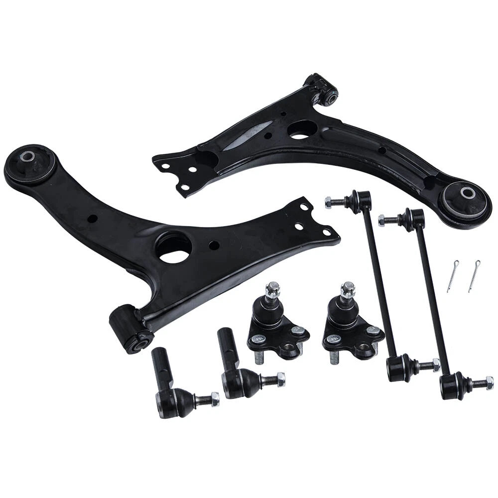 8PC Front Lower Control Arms with Ball Joints for Pontiac Vibe Matrix (2003–2008)
