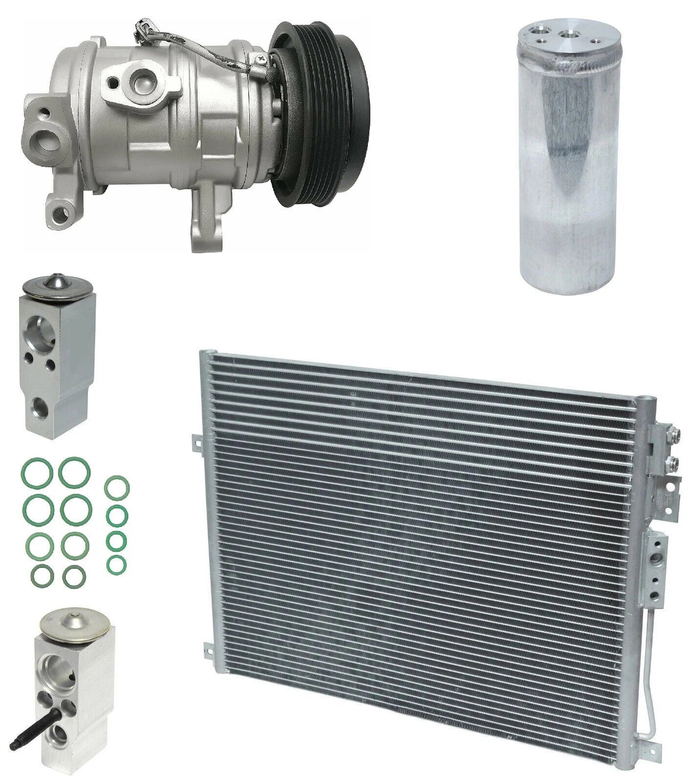 AC Compressor Kit With Condenser for Dodge Durango 4.7L (2008–2008)