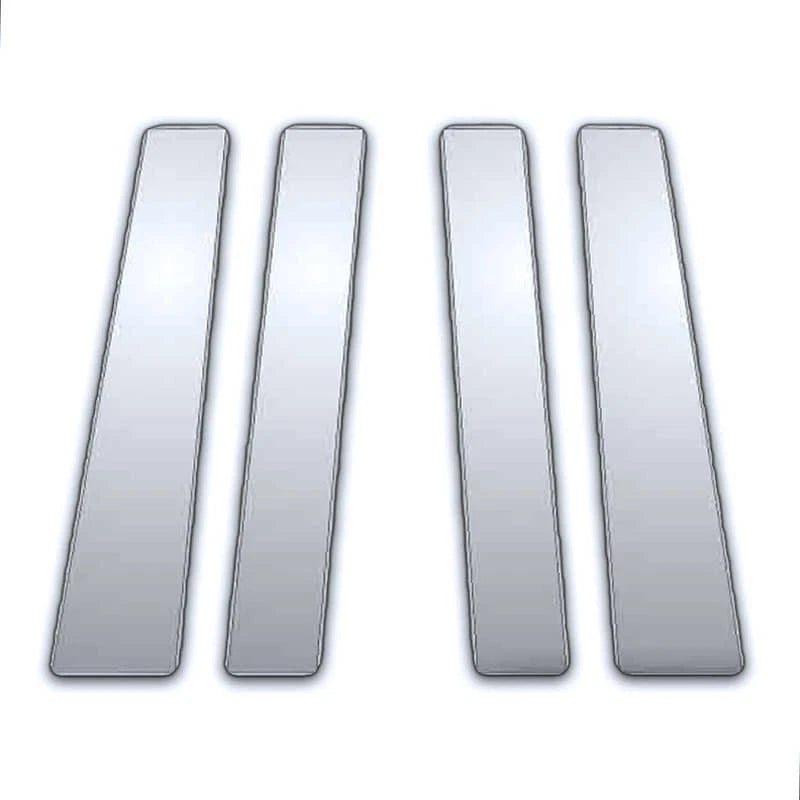 4 Pc Chrome Pillar Posts Replacement for Nissan Titan King Cab (1986–1997)