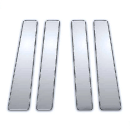 4 Pc Chrome Pillar Posts Replacement for Nissan Titan King Cab (1986–1997)