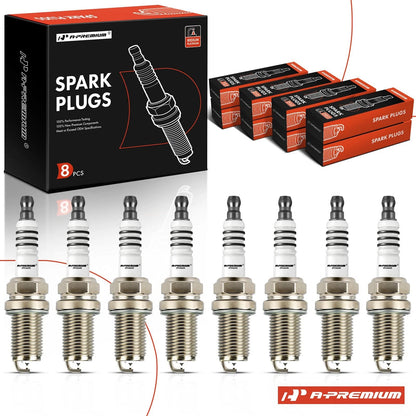 8x Iridium Platinum Spark Plugs for Mercedes-Benz C43 AMG (1998–2000)
