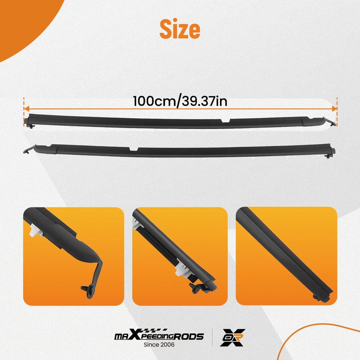 Door Glass Window Weatherstrip Seals Kit for Mazda Miata (1990–2005)