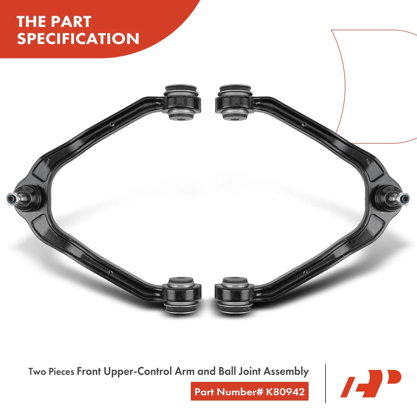 6x Front Wheel Bearing Control Arm Ball Joint Kit for Silverado 1500 (2007–2018)