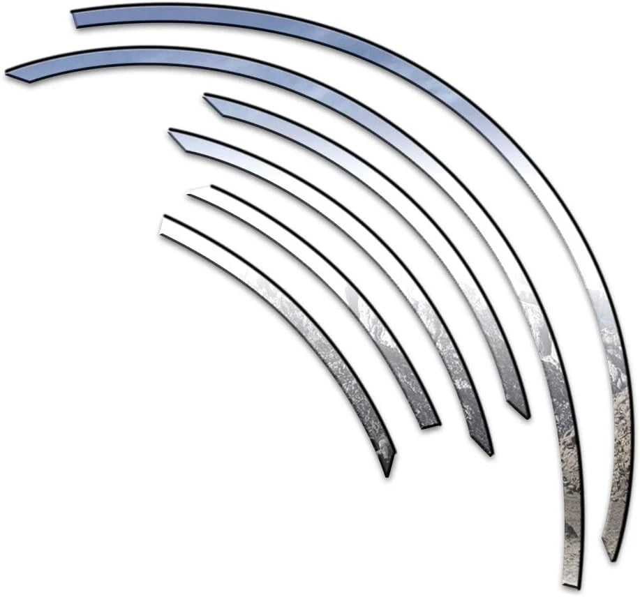 Chrome Fender Trim w Gasket Cut to Rocker for Ford Taurus (2010–2019)