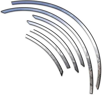 Chrome Fender Trim w Gasket Cut to Rocker for Ford Taurus (2010–2019)