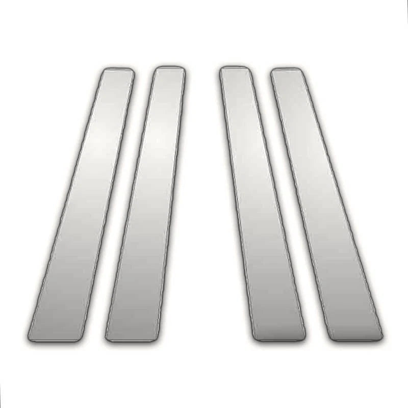 Chrome Pillar Post Covers 4Pc for Mercedes E Class W212 (2010–2016)