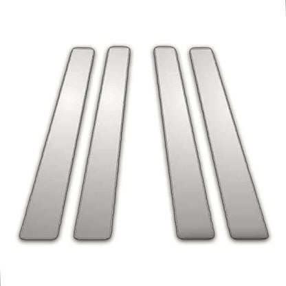 Chrome Pillar Post Covers 4Pc for Mercedes E Class W212 (2010–2016)