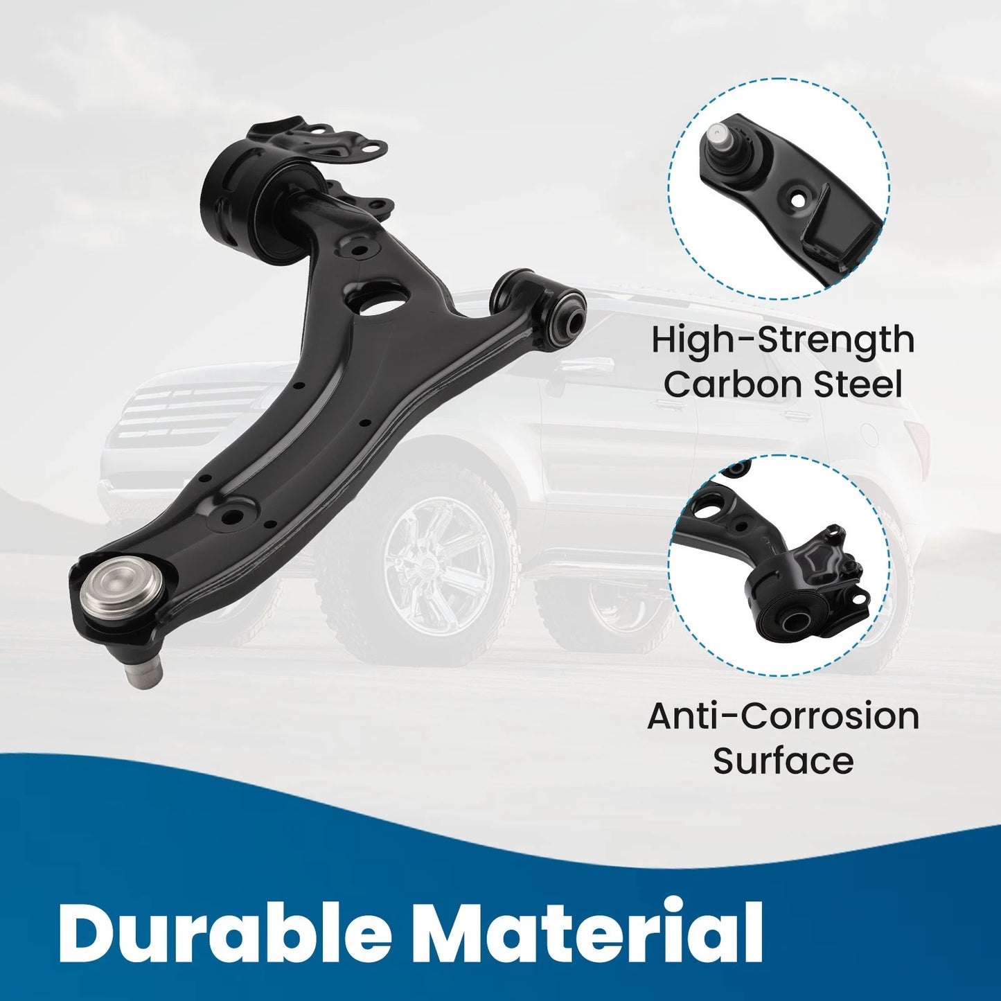 Front Lower LH Control Arm w/Ball Joint for Ford Edge Lincoln MKX (2007–2015)