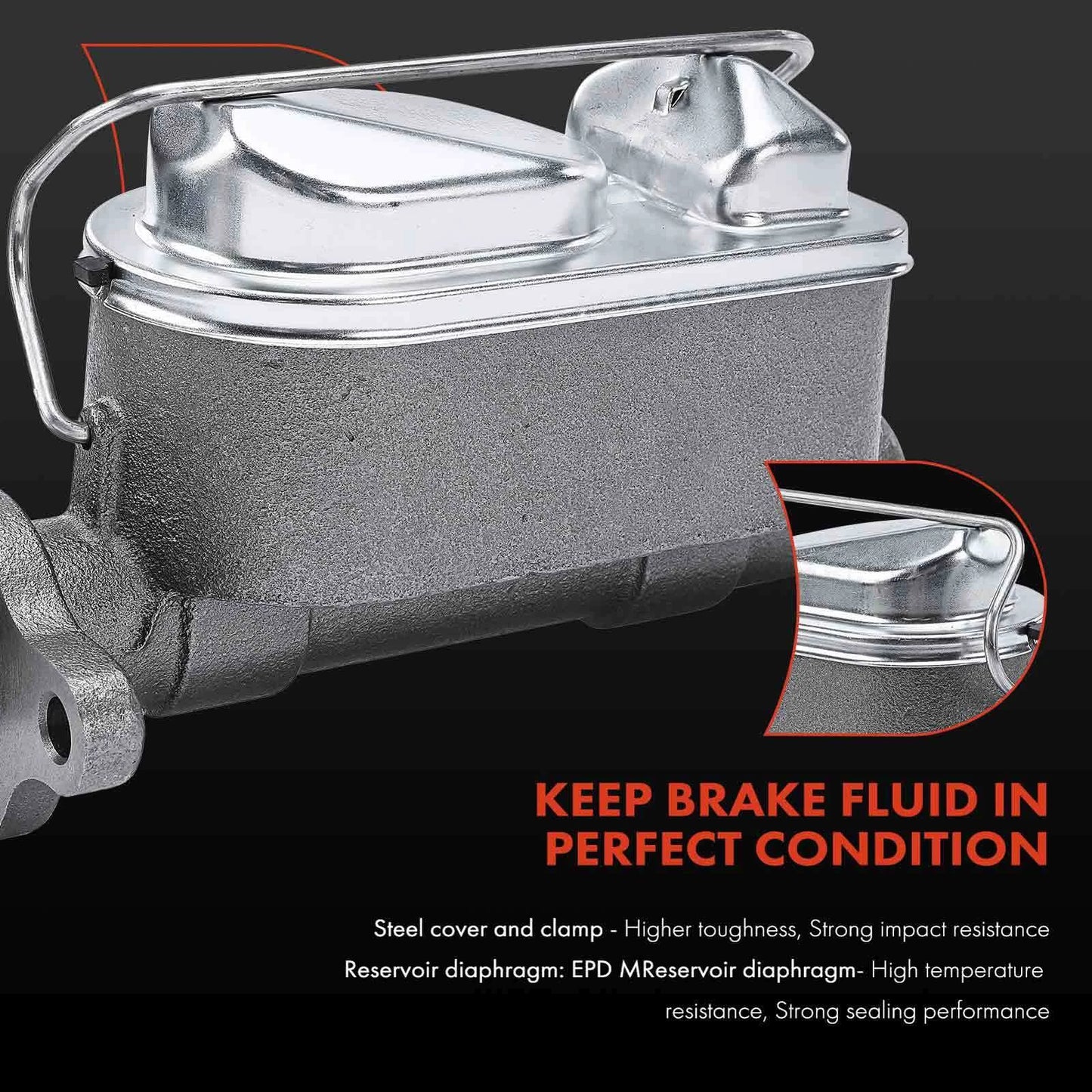 Brake Master Cylinder for Chevy C10, GMC C15 (1960–1987)