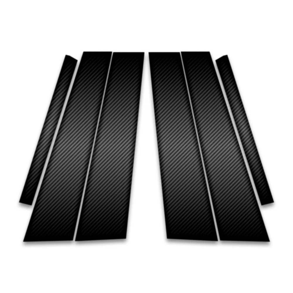 6pc Carbon Fiber Pillar Post Covers for 2019-2023 BMW 3 Series