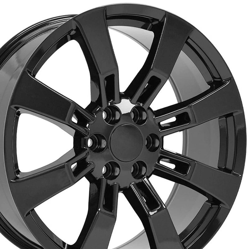 22" Gloss Black Wheel for 1992-1994 Chevy Blazer - RVO0487 - RVO0487