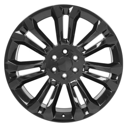 24 Inch Gloss Black Wheel for 1992–1994 Chevy Blazer