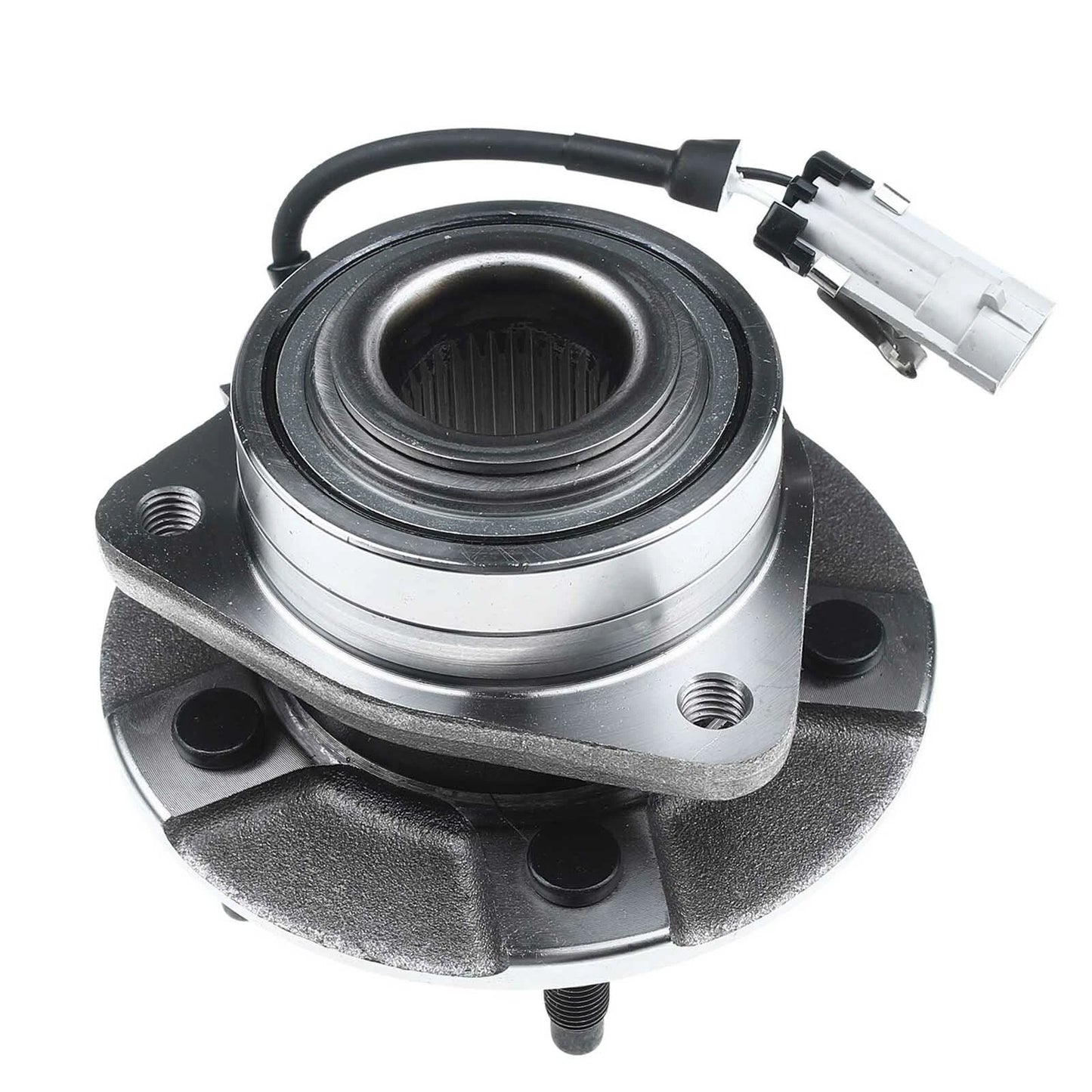 2X Front Wheel Hub & Bearing Assembly with ABS Sensor for Chevy Equinox (2010–2017)