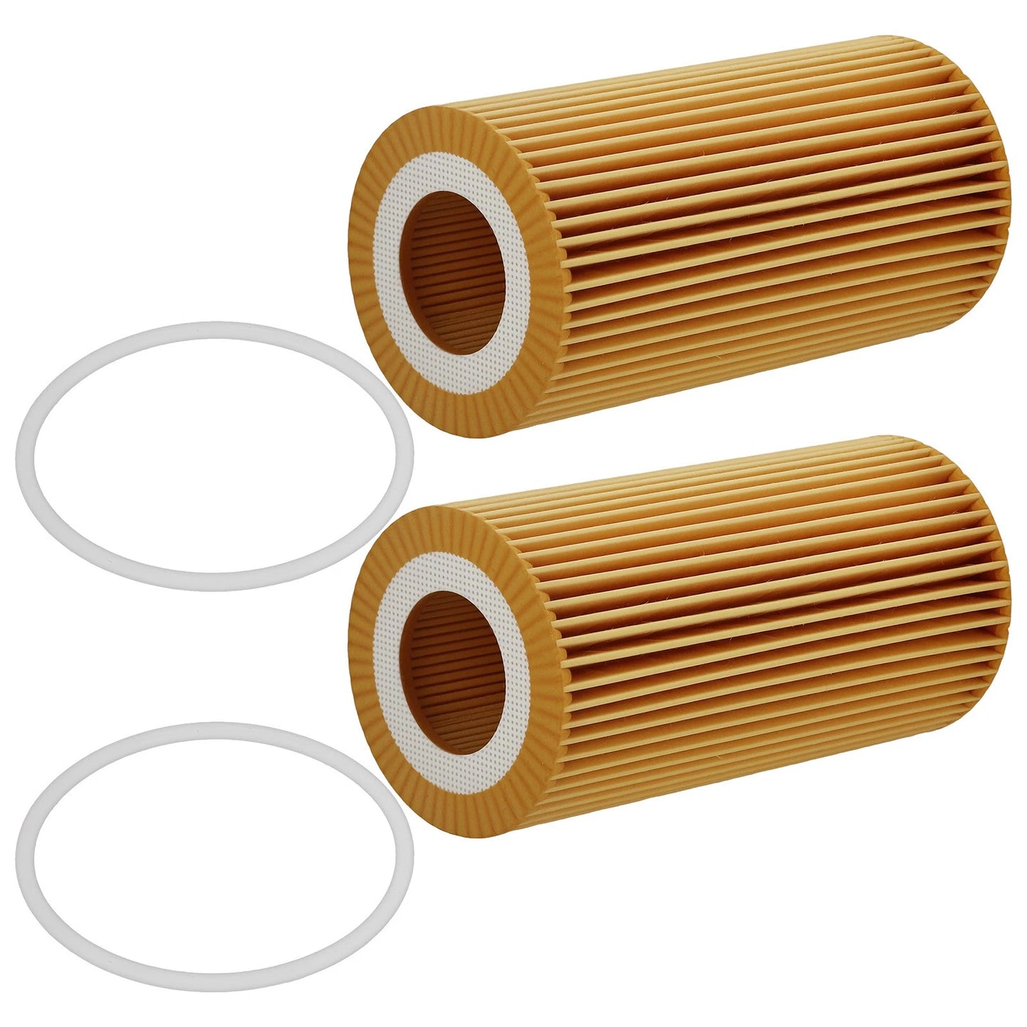 2PCS Oil Filter for Volvo C30 S40 V50 (2004–2013)