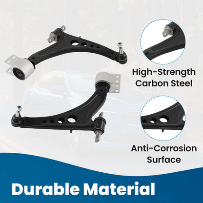 2x Front Lower Control Arms for 2017–2021 Chevy Malibu, LaCrosse & Regal