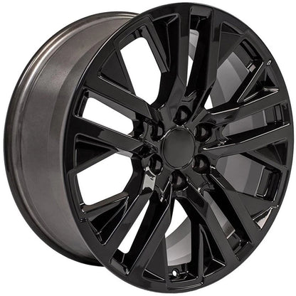 22 Inch Gloss Black Wheel Replacement for 2003-2014 Chevy Express 1500